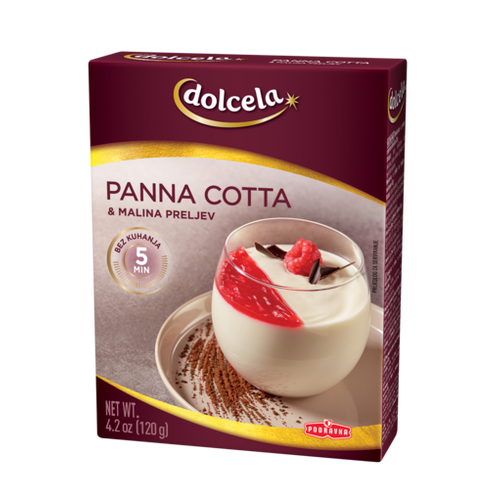 Dolcela Panna cotta i malina preljev 120 g slika 1