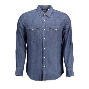 LEVI'S MEN'S BLUE LONG SLEEVE SHIRT