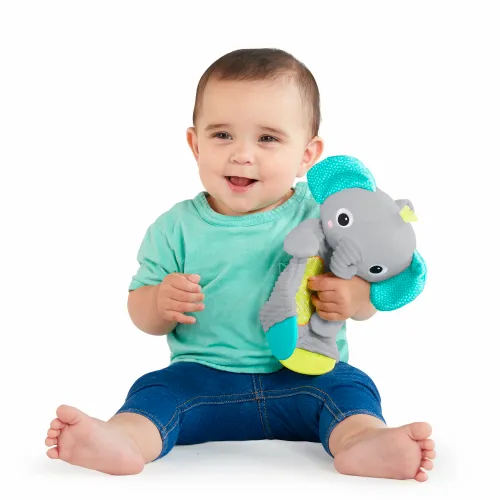 Kids II  Bright Starts  Glodalica - Snuggle & Teethe - Elephant 12347 0M+ slika 2