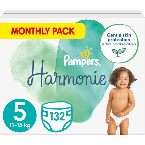 Pampers Harmonie Premium Cotton Pelene, Mjesečno pakiranje XXL slika 3