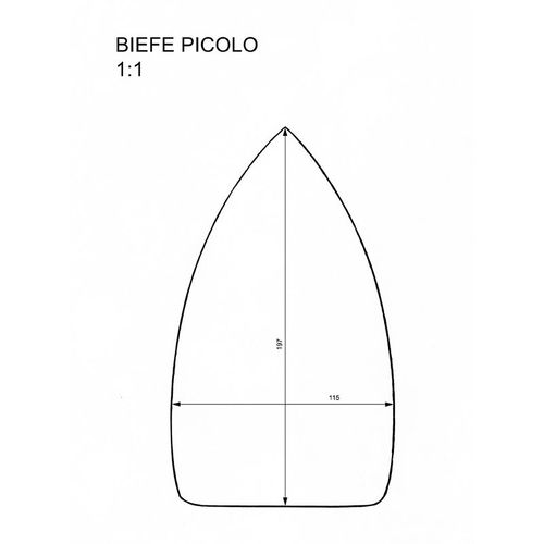 Teflonska zaštita za ručno glačalo model "BIEFFE PICCOLO" slika 2