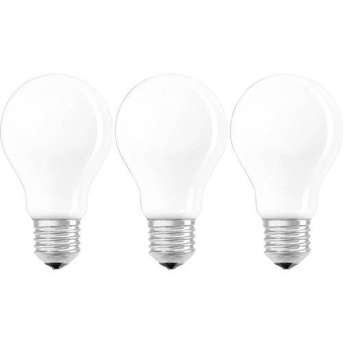 OSRAM 4058075819351 LED Energetska učinkovitost 2021 E (A - G) E27 oblik kruške 6.5 W = 60 W toplo bijela (Ø x D) 60 mm x 105 mm  3 St. slika 1