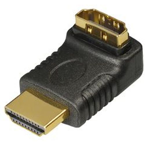 Transmedia HDMI kutni adapter, muški na ženski slika 1