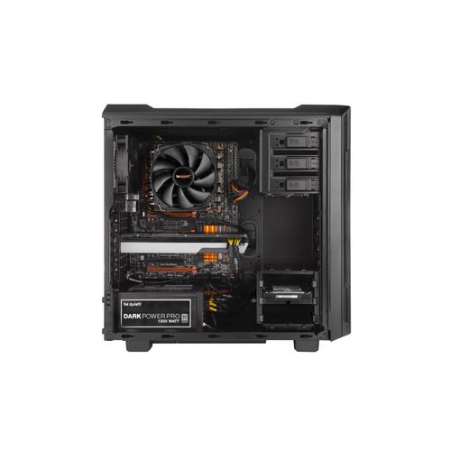 be quiet! BG036 PURE BASE 500 Metallic Gray, MB compatibility: ATX / M-ATX / Mini-ITX, Two pre-installed be quiet! Pure Wings 2 140mm fans, Ready for water cooling radiators up to 360mm slika 5