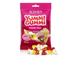 Roshen Yummi Gummi gumeni bomboni frozen yogo 70g