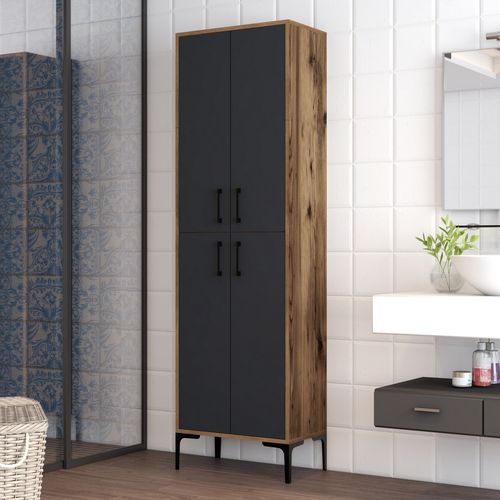 Berlin A - Walnut, Anthracite Walnut
Anthracite Multi Purpose Cabinet slika 1