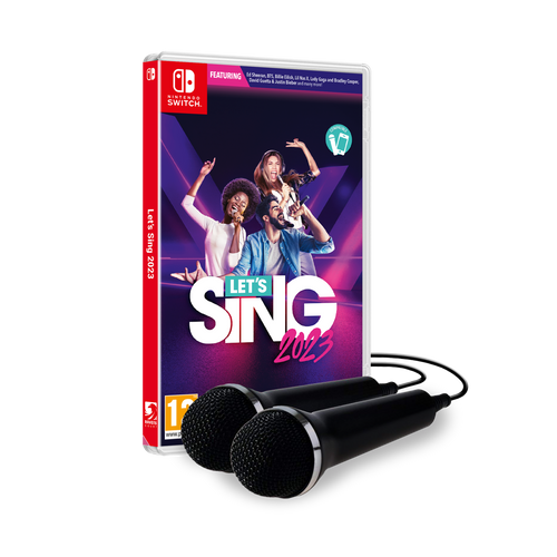 LET'S SING 2023 - Dvostruki Mikrofon Paket (Nintendo Switch) slika 1