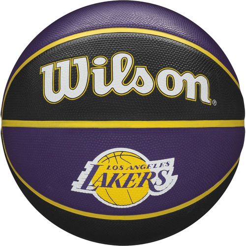 Wilson NBA Team Los Angeles Lakers unisex košarkaška lopta wtb1300xblal slika 1