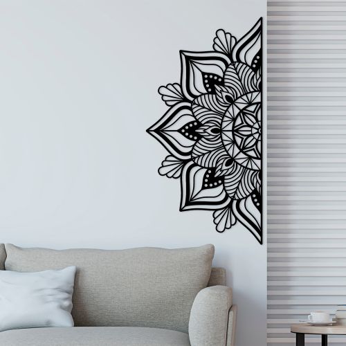 Wallity Metalna zidna dekoracija, Mandala-S-1 slika 5