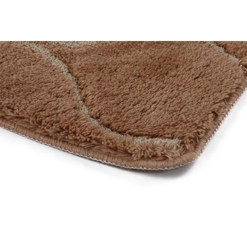 Infinity - Caramel Caramel Acrylic Bathmat Set (3 Pieces) slika 5