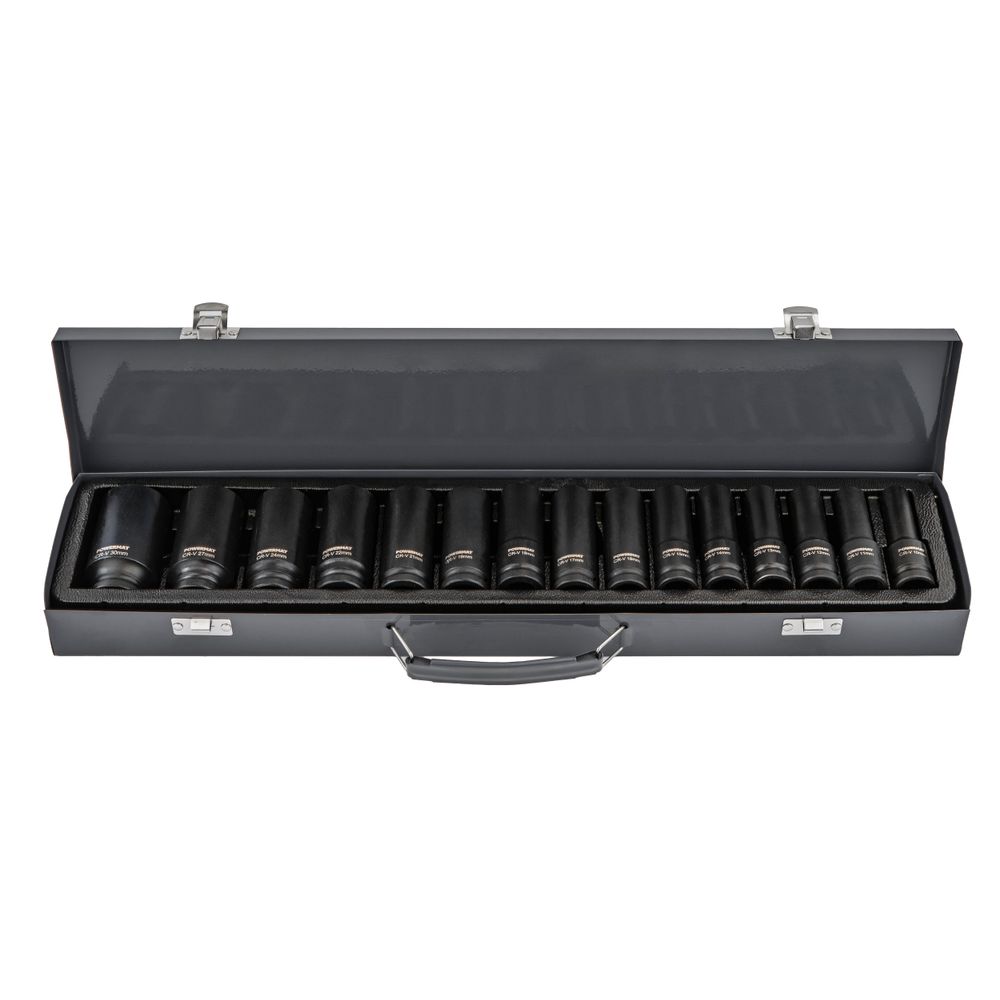 Set udarnih nasadnih nastavaka HEX – 15 dijelova, 1/2", 78 mm slika 3