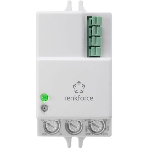 Renkforce 1530623 strop, zid   HF senzor pokreta 360 ° relej bijela slika 1