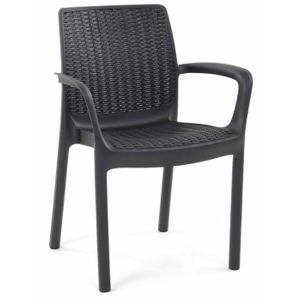 Keter vrtna stolica BALI MONO, siva, 55 x 83 x 58.5 cm