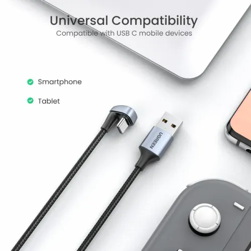 Ugreen USB C kabel za brzo punjenje u obliku slova U slika 4