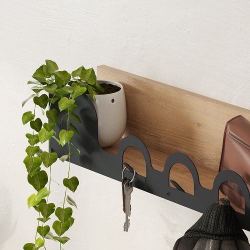 Liora Hanger - Sapphire, Oak Oak Coat Hanger slika 3