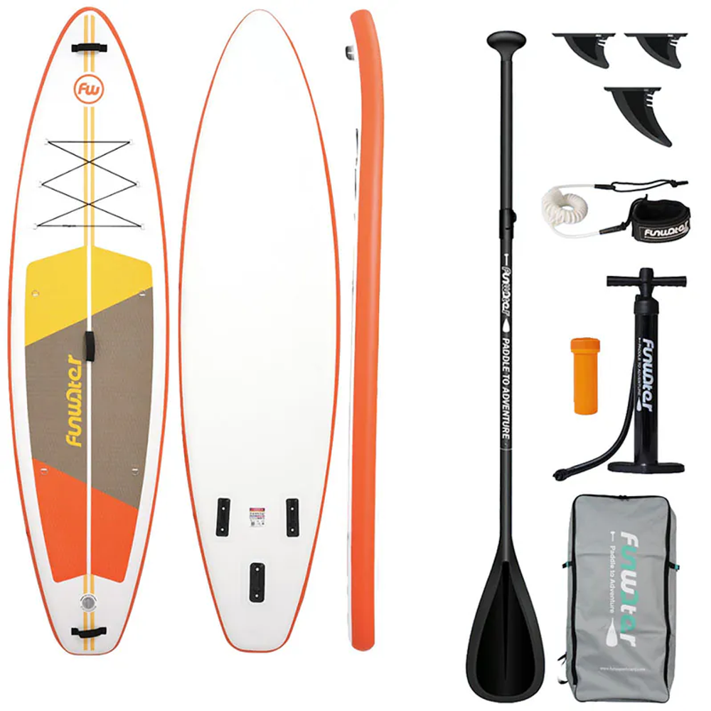 FunWater SUP daska SUPFW69B 3,35 m (narančasto-bijela) slika 1