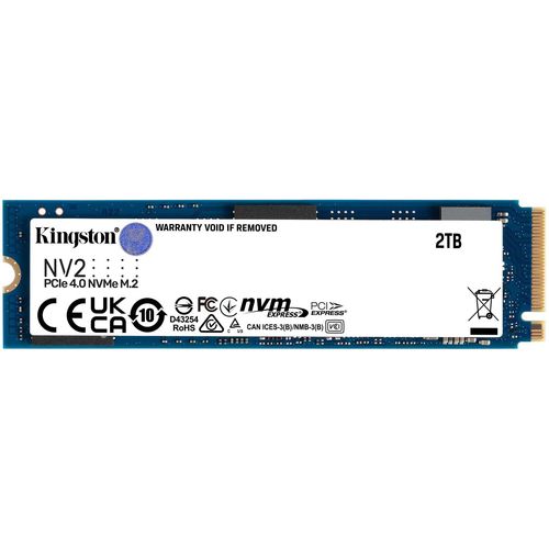 Kingston SNV2S/2000G M.2 NVMe 2TB SSD, NV2, PCIe Gen 4x4, Read up to 3,500 MB/s, Write up to 2,800 MB/s, (single sided), 2280 slika 2