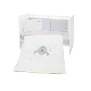 Kikka Boo Set posteljine sa ogradicom Seally Me 60x120 cm, 6 kom