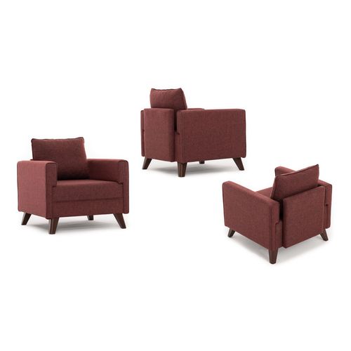 Bella Armchair - Claret Red Claret Red 1-Seat Sofa slika 7