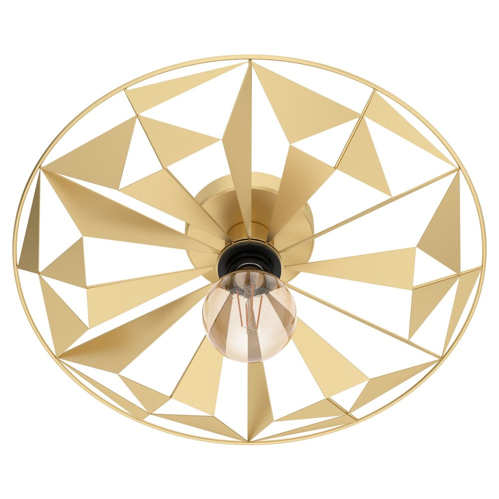 Eglo stropna/zidna lampa E27, promjer 425 mm, zlatna/trokuti "Castanuelo" slika 1