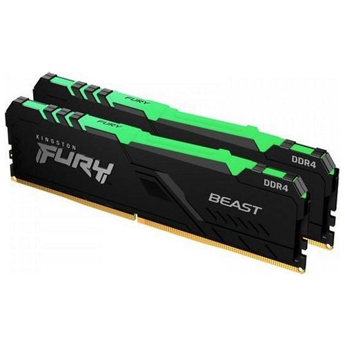 Kingston DDR4 FURY Beast RGB, 3200MHz, 2x16, 32GB slika 1