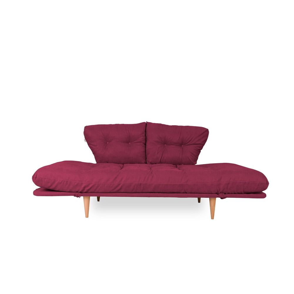Nina Daybed - Tamno Crvena GR105 Trokrvni Sofa-Krevet slika 3