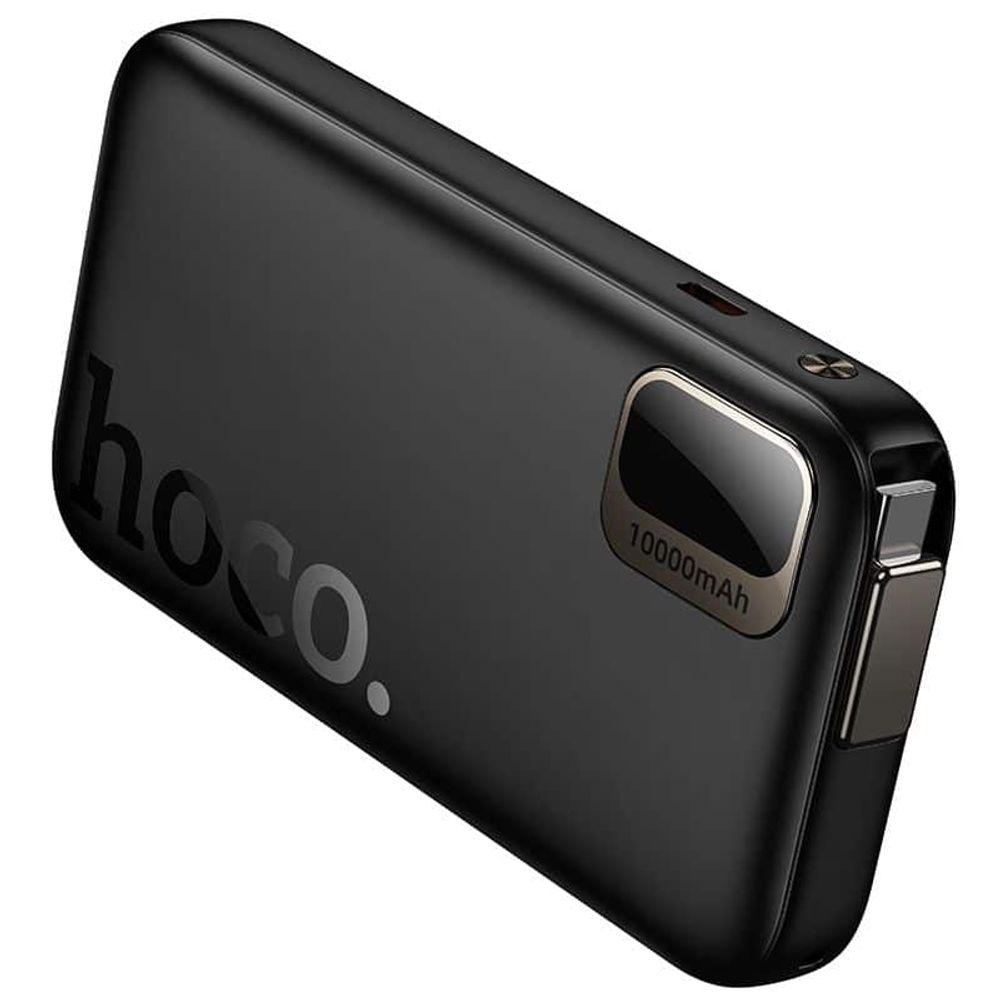 Hoco Powerbank 10000 mAh QC PD 20W s uvlačivim USB C kabelom Q51 crni slika 5