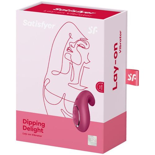 Satisfyer Dipping Delight Lay-on Vibrator - Plava slika 16