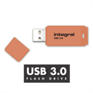 Integral 16GB Neon USB 3.0 Flash Disk - Narančasta