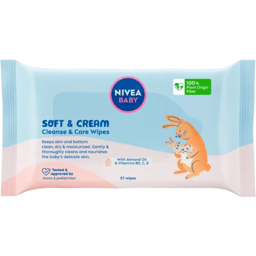 NIVEA Baby Soft & Cream maramice 57 kom slika 1