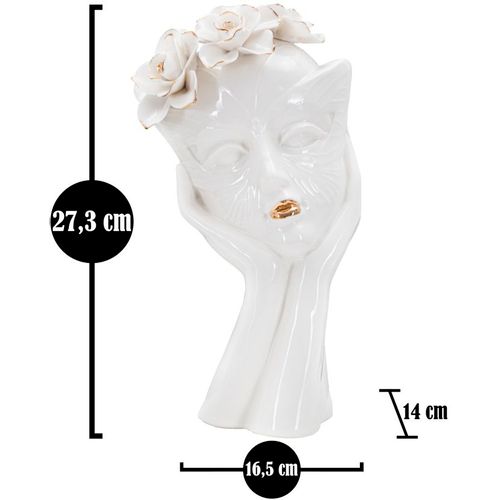 Mauro Ferretti Vaza woman mask cm 16,5x14x27,3 slika 6