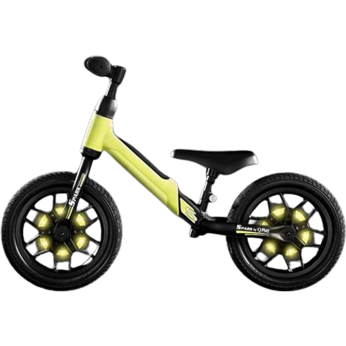 QPlay® Balans bicikl Spark LED, Green slika 3