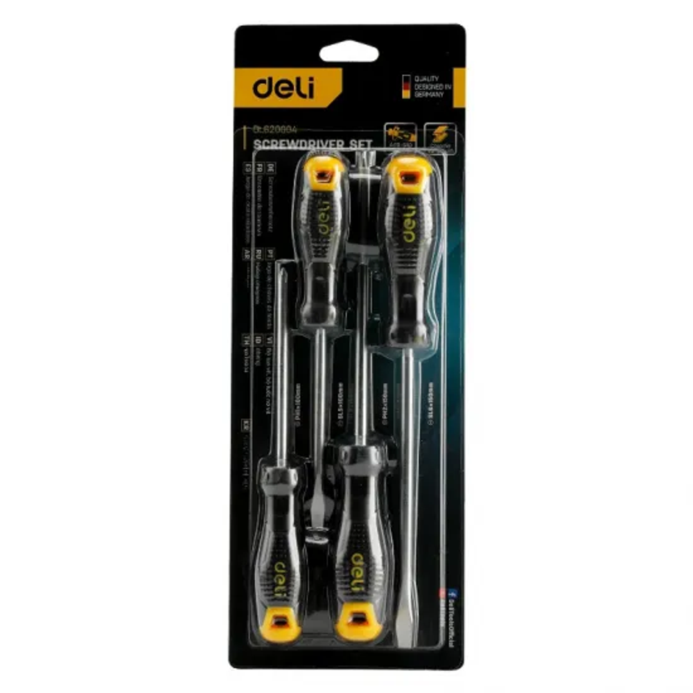Deli Set odvijača, DL620004 slika 2