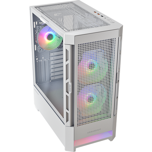 COUGAR Case Airface RGB White Kućište Mid Tower Mesh Front Panel slika 3