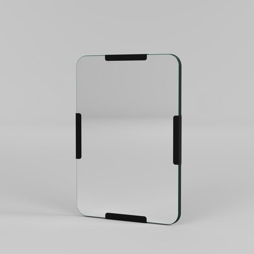 Code Mirror - Black Black Decorative Mirror slika 6