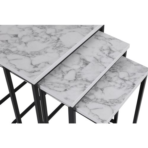 Ce Metal Zigon - 9404 White
Black Nesting Table (3 Pieces) slika 5