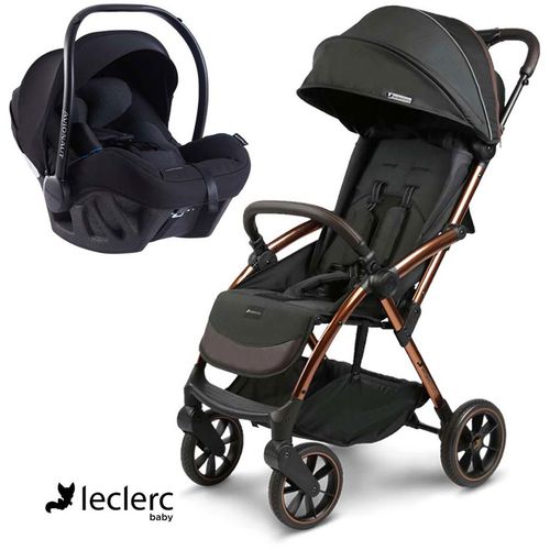 Leclercbaby Influencer XL sportska kolica, Black Brown + Autosjedalica B slika 1