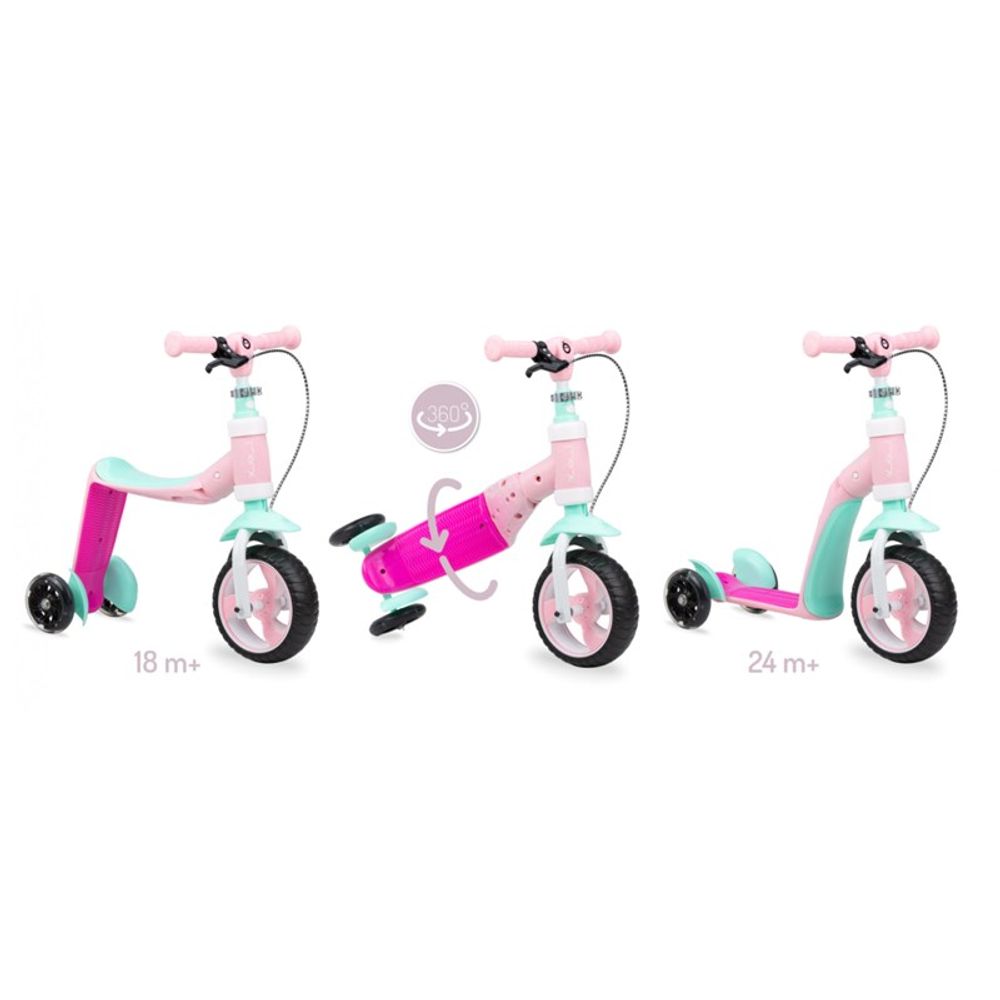 Momi Romobil guralica Elios, Pink slika 14