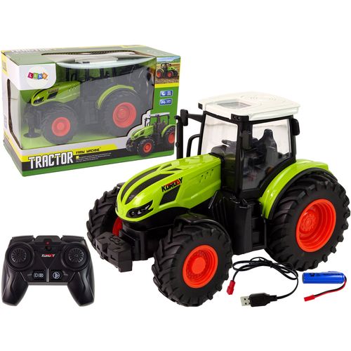 Traktor na daljinsko upravljanje - 1:24 - R/C Zeleni slika 1