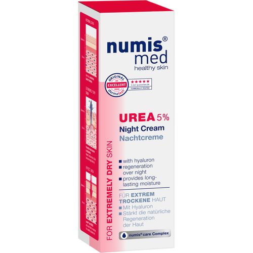 Numis med noćna krema za lice urea 5% 50ml slika 2