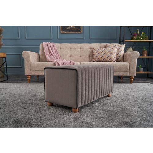 Atelier Del Sofa Tabure, Mink, Mabel Puf - Mink slika 2