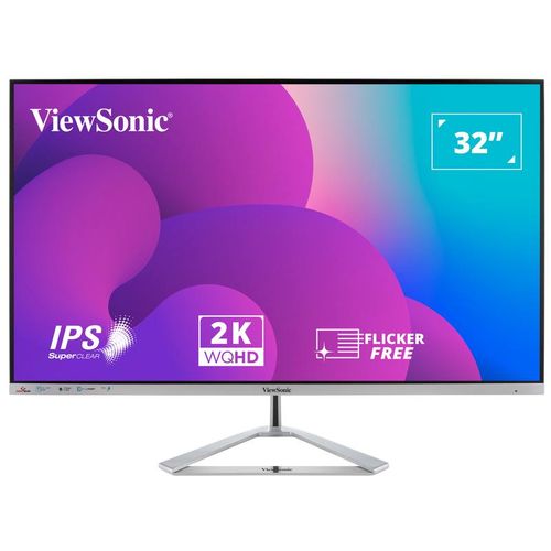 Monitor ViewSonic 32" VX3276-2K-mhd-2, QHD, IPS, 75Hz, 2xHDMI, DP, Speak. slika 1