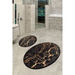 Set prostirki za kupatilo (2 komada) Goldes, boje: više boja