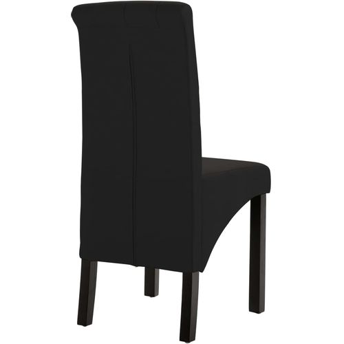 Blagovaonske stolice od tkanine 4 kom crne slika 23