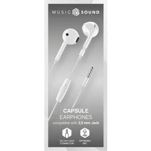 Cellularline Music Sound in-ear slušalice white