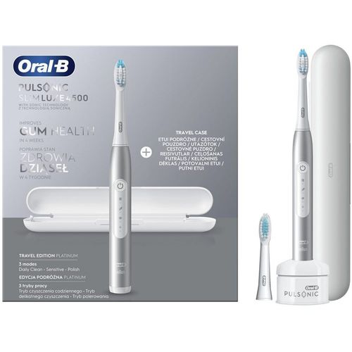 Oral-B električna četkica pulsonic clean luxe 4500 platinum  slika 2