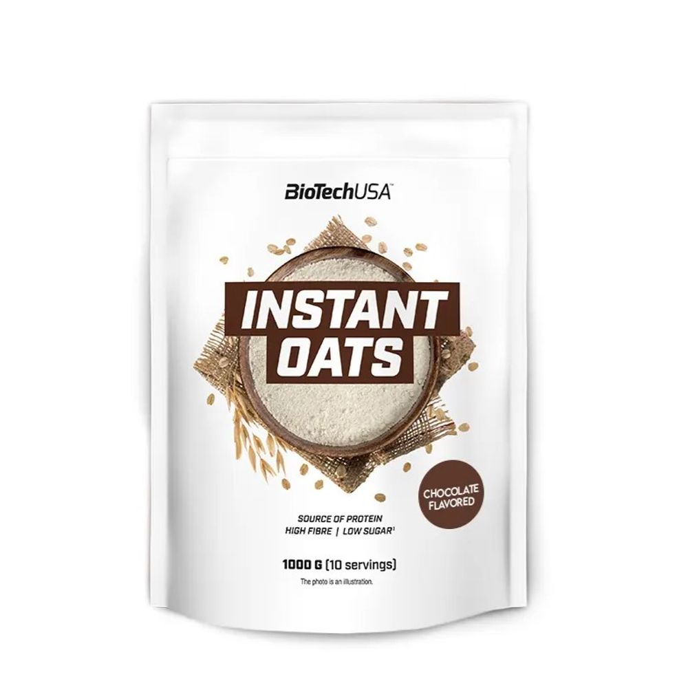 BioTechUSA Instant Oats 1000g - Chocolate slika 1