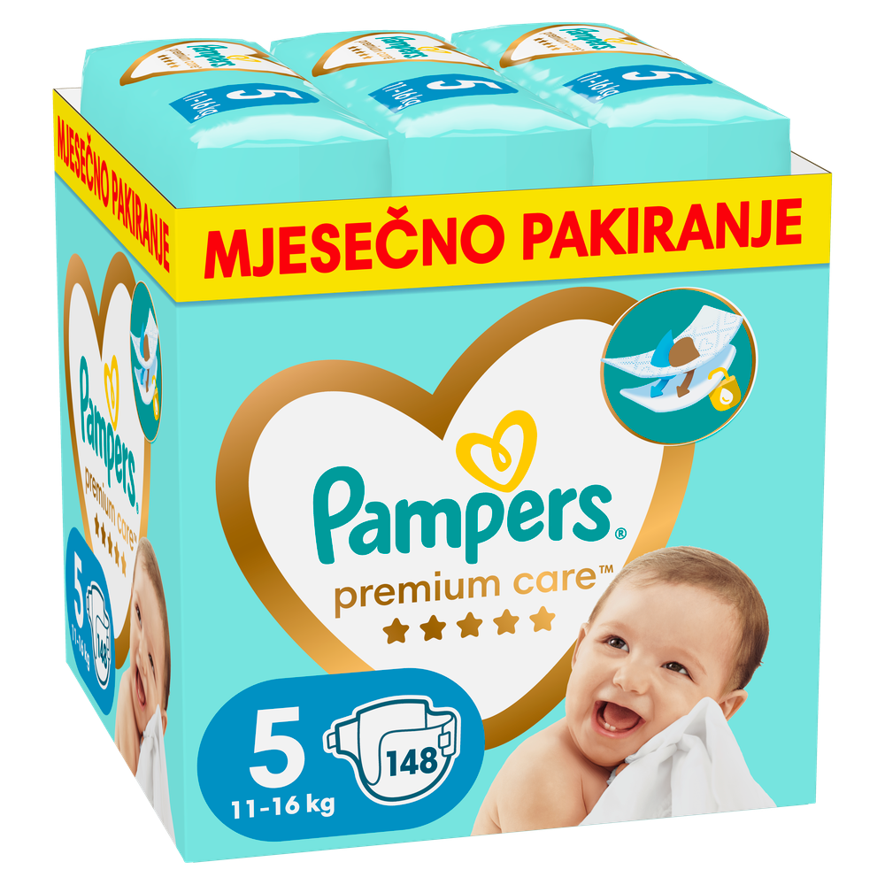 Pampers Premium Care pelene mjesečno pakovanje slika 4