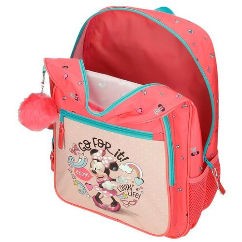 MINNIE Ranac 38 cm - Koralna LOVING LIFE slika 4