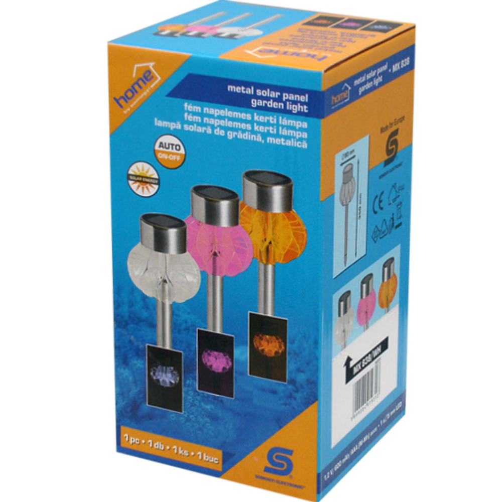 home Solarna vrtna dekorativna LED lampa, 600 mAh - MX 838/WH slika 2